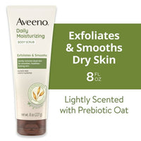 Aveeno Stress Relief Gentle Oat Exfoliating Bath and Body Scrub Soap-Free, 8 fl oz EasyOptionXY LLC
