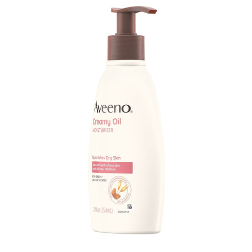 Aveeno Creamy Oil Body Moisturizer for Dry Skin, Non-Greasy, 12 fl oz EasyOptionXY LLC