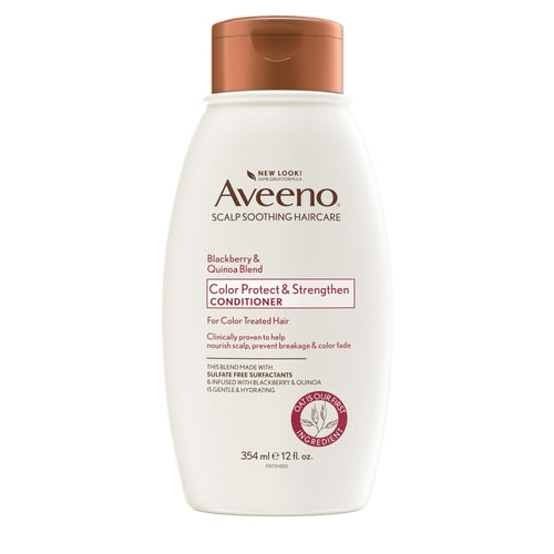 Aveeno Blackberry & Quinoa Strengthening Conditioner for Color-Treated Hair, 12 fl oz EasyOptionXY LLC