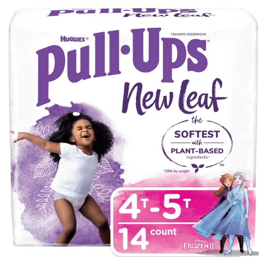Pull-Ups Girls' New Leaf Training Pants Size 4T-5T; 14 Ct EasyOptionXY LLC