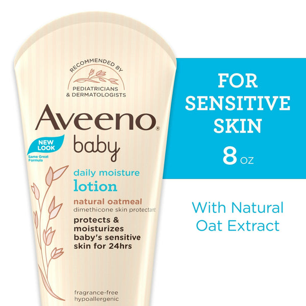Aveeno Baby Daily Moisture Lotion with Colloidal Oatmeal, 8 fl oz EasyOptionXY LLC