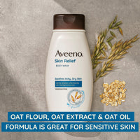 Aveeno Skin Relief Moisturizing Body Wash, Soap Free for Sensitive Skin, Fragrance Free Shower Gel, 33 oz EasyOptionXY LLC
