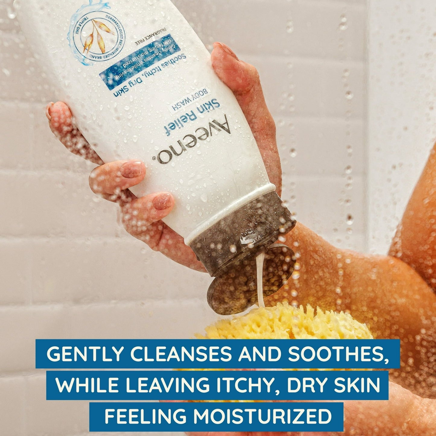 Aveeno Skin Relief Moisturizing Body Wash, Soap Free for Sensitive Skin, Fragrance Free Shower Gel, 33 oz EasyOptionXY LLC