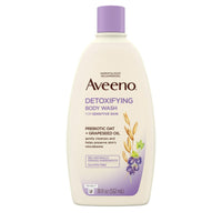 Aveeno Detoxifying Sensitive Skin Body Wash, Grapeseed Oil, 18 fl oz EasyOptionXY LLC