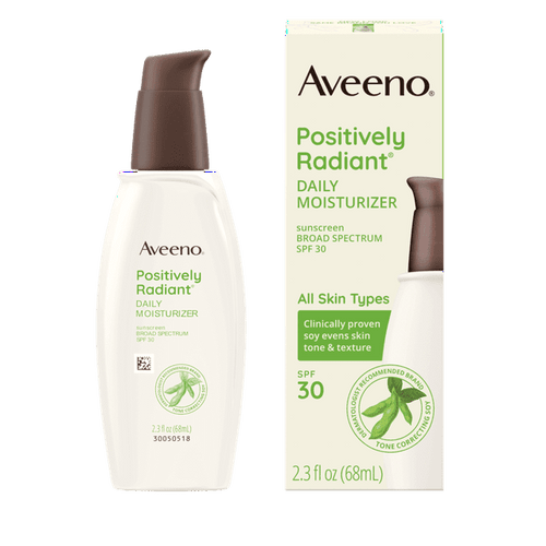 Aveeno Positively Radiant Daily Facial Moisturizer, Broad Spectrum SPF 30, 2.5 fl oz EasyOptionXY LLC