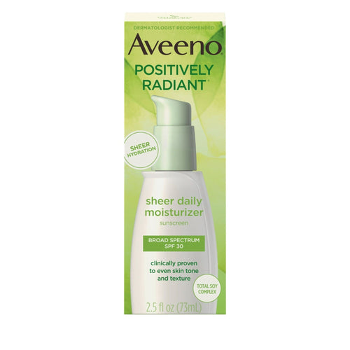 Aveeno Positively Radiant Sheer Daily Moisturizer SPF 30, 2.5 fl oz EasyOptionXY LLC