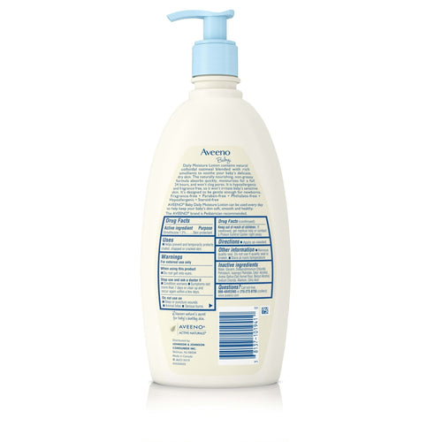 Aveeno Baby Daily Moisture Lotion with Oatmeal, 18 fl oz, Twin Pack EasyOptionXY LLC