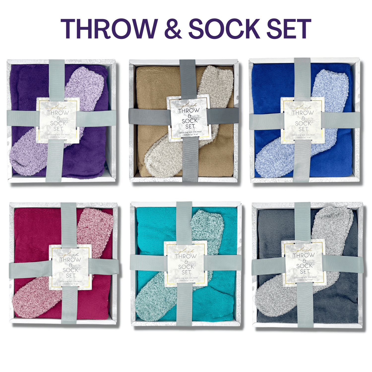Plush Throw and Socks Gift Box Set Jupiter Gear