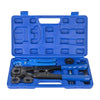 PEX Crimping Tool Kit: 3/8" , 1/2" , 5/8" , 3/4" and 1" with Pipe Cutter in Case Plumbingsell