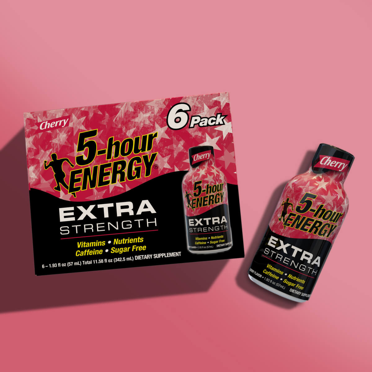 5-hour Energy Cherry Flavor Extra Strength 5-hour ENERGY Shots
