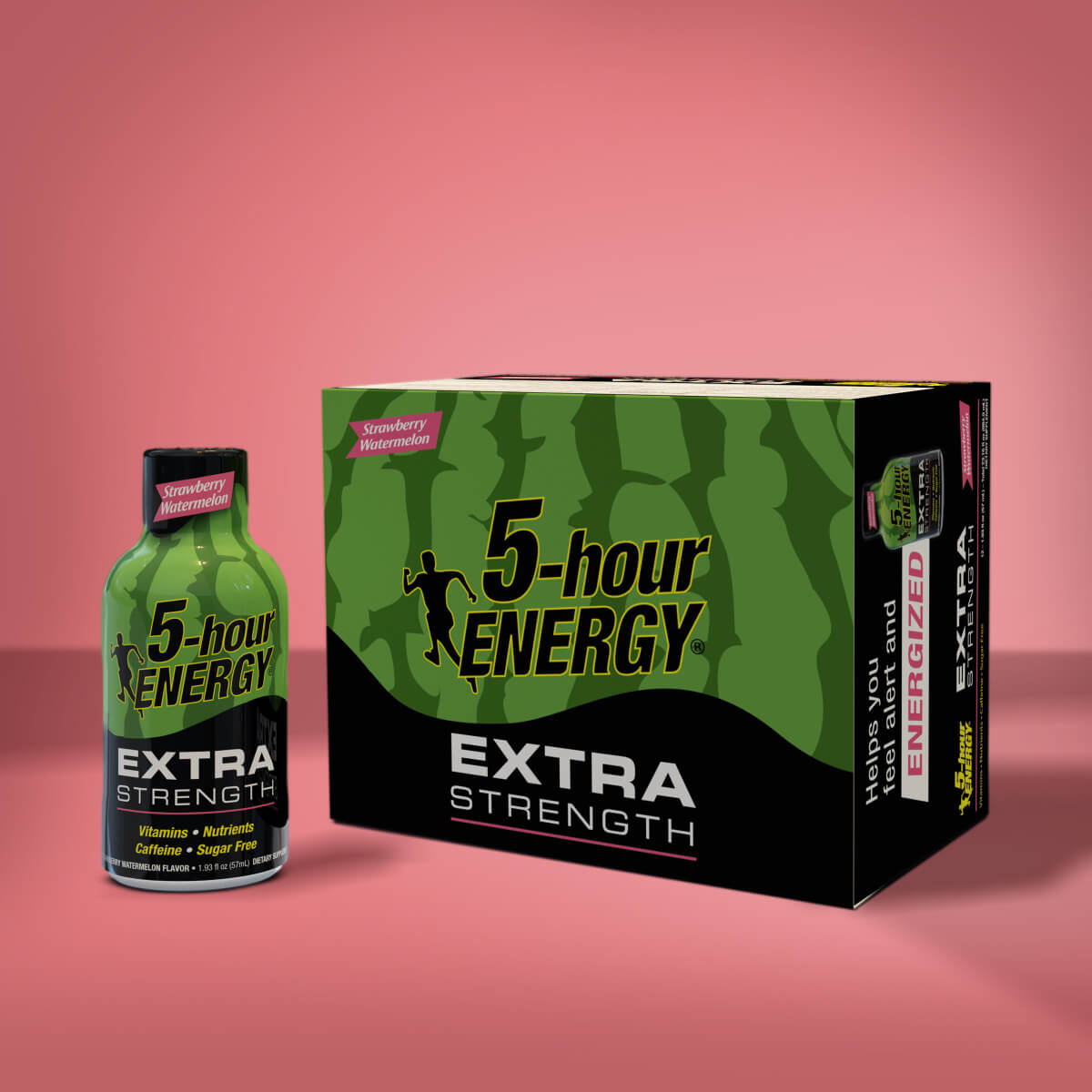 5-hour Energy Strawberry Watermelon Flavor Extra Strength 5-hour ENERGY Shots