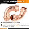 1" Press Copper 90° Elbow (Lead Free) Plumbingsell