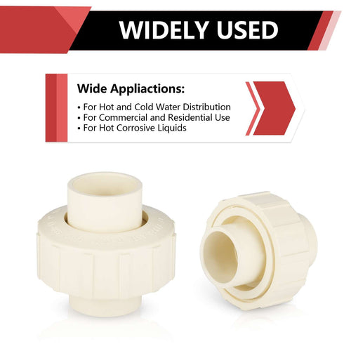 1/2" CTS CPVC Union (Socket with EPDM O-ring Seal)