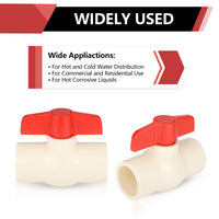 1-1/2" CPVC Ball Valve (Solvent)