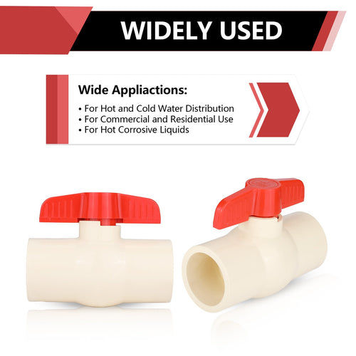 2" CPVC Ball Valve (Solvent)