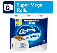 Charmin Ultra Soft Toilet Paper, 12 Super Mega Roll EasyOptionXY LLC