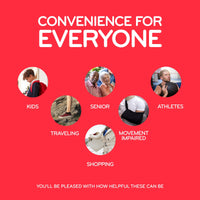 Red Flat Elastic Stretch Shoe Laces The Original Stretchlace