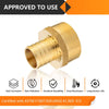 PEX-B Crimp 1" PEX x 3/4" Female Threaded Adapter (Lead Free) Plumbingsell
