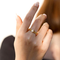 By Grace Through Faith Cross Statement Ring vanimy