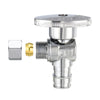 10 Pcs 1/2" PEX Expansion x 3/8" OD Compr. Angle Stop Valve, 1/4 Turn (Lead Free) Plumbingsell