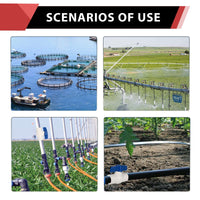 10 Pcs 1-1/4" PVC Ball Valve, Solvent Weld, Sch. 40