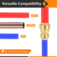 3/4" x 1/2" Push Fit Coupling
