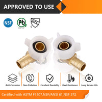 PEX-B Crimp 3/4" PEX X 3/4" Female NPT Swivel Elbow (Lead Free) Plumbingsell