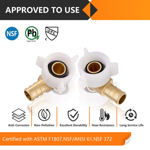 PEX-B Crimp 3/4" PEX X 3/4" Female NPT Swivel Elbow (Lead Free) Plumbingsell