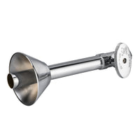 10 Pcs 1/2" Sweat x 3/8" OD Compr. Straight Stop Valve, w/5" Straight Extension, 1/4-Turn (Lead Free) Plumbingsell