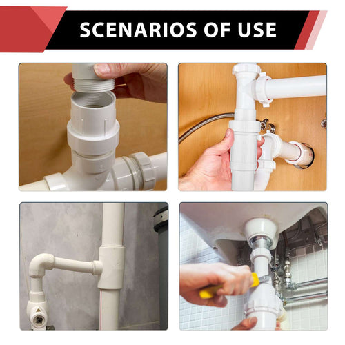 10 Pcs 2" PVC Expansion Coupling