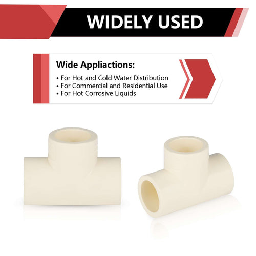 1/2" CPVC CTS Tee (Socket)