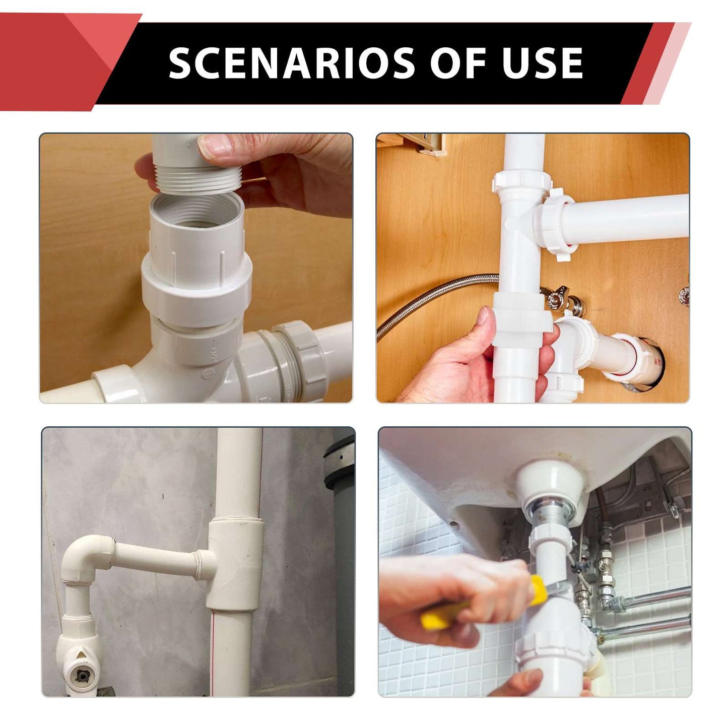 1" PVC Socket Union