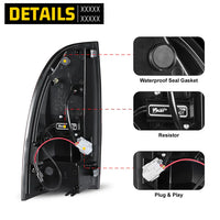 Winjet 2005-2015 Toyota Tacoma LED Sequential Tail Light w/Yellow Turn Signal - Chrome / Red OffRoadUSA.com