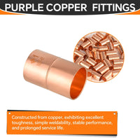 1" Copper Coupling With Rolled Stop Plumbingsell