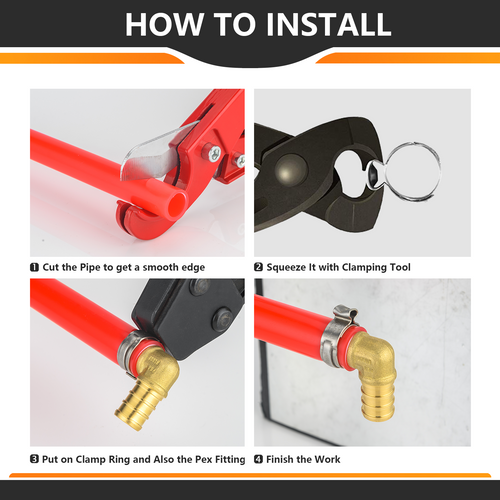 PEX Clamp Rings 5/8" (120) In Bottle Plumbingsell