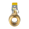 3/4" Press Ball Valve with EPDM O Ring, Yellow (Lead Free) Plumbingsell