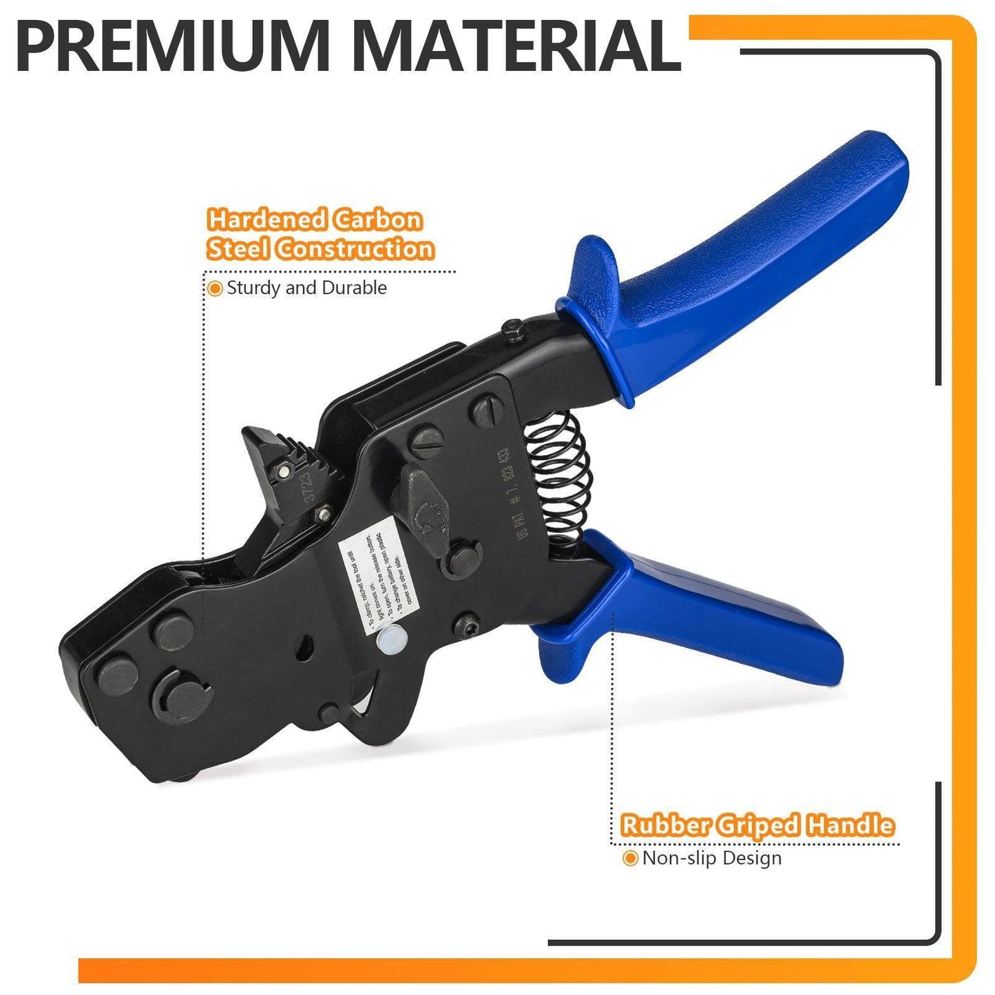 EFIELD PEX Ratchet w/Holster, PEX Clamp Pinch Tool