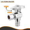 10 Pcs 1/2" PEX Expansion x 3/8" OD Compr. Angle Stop Valve, 1/4 Turn (Lead Free) Plumbingsell