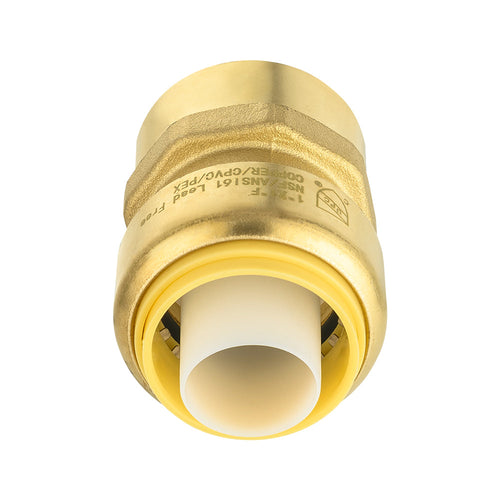 3/4" x 3/4" F Push Fit Female Adapter Plumbingsell