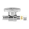 1/2" PEX Crimp x 1/4" OD Compr. Straight Stop Valve, 1/4 Turn (Lead Free) Plumbingsell