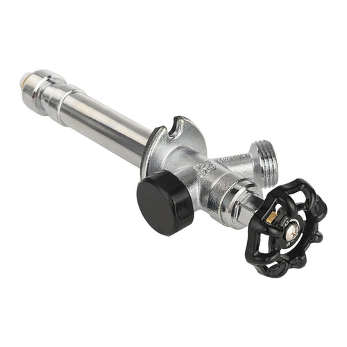 1/2" Push Fit x 3/4" Hose Bibb, 6" Anti Siphon Frost Free Sillcock