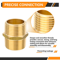 1" Male NPT Brass Hex Connector