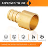 PEX-B Crimp 1/2" PEX x 1/2" Female Copper Sweat Adapter (Lead Free) Plumbingsell