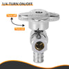 1/2" PEX Crimp x 3/8" OD Compr. Angle Stop Valve, 1/4 Turn (Lead Free) Plumbingsell
