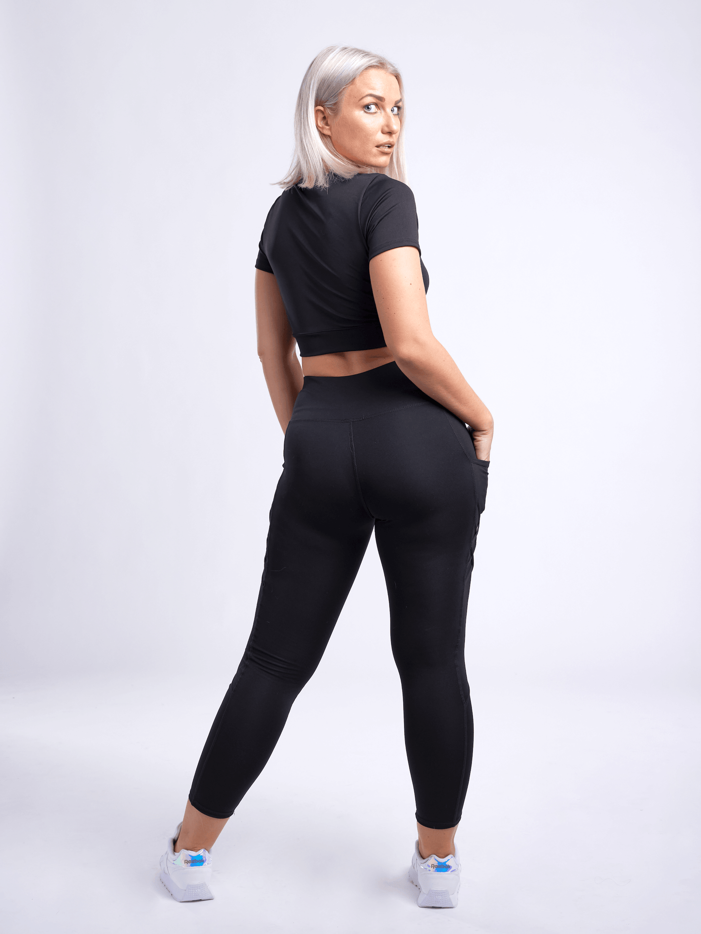 JupiterGear High-Waisted Criss-Cross Training Leggings with Hip Pockets Jupiter Gear