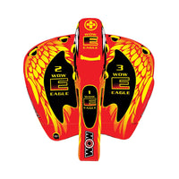 WOW Sports Wow Eagle 1-3 Person Hybrid Towable Water Tube For Pool and Lake Jupiter Gear