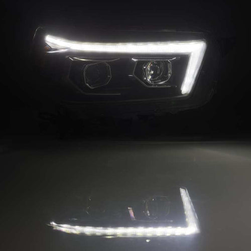 AlphaRex 10-13 Toyota 4Runner LUXX-Series Projector Headlights Black OffRoadUSA.com