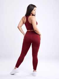 JupiterGear High-Waisted Criss-Cross Training Leggings with Hip Pockets Jupiter Gear