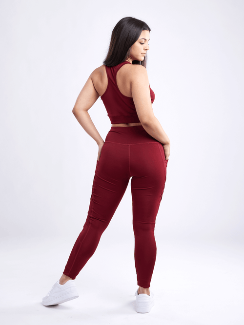 JupiterGear High-Waisted Criss-Cross Training Leggings with Hip Pockets Jupiter Gear
