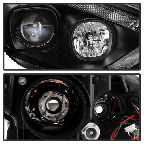 Spyder 15-18 Ford Focus Projector Headlights - Seq Turn Light Bar - Black PRO-YD-FF15-LBSEQ-BK OffRoadUSA.com